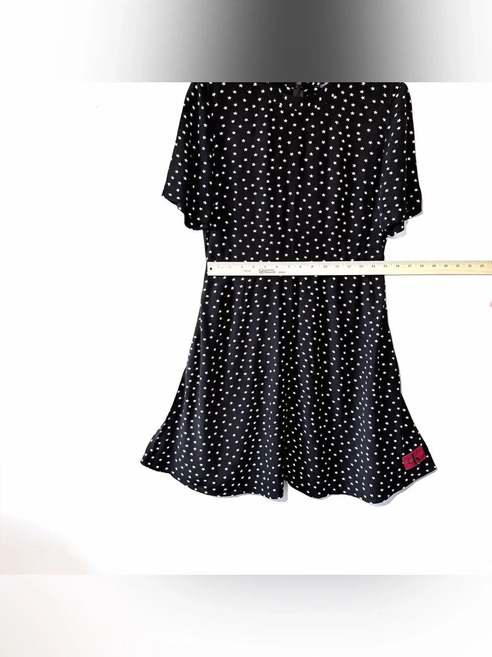 Calvin Klein Black Star-Print Dress size XS
